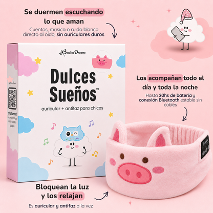 Dulces Sueños™ Auricular Antifaz Para Chicos