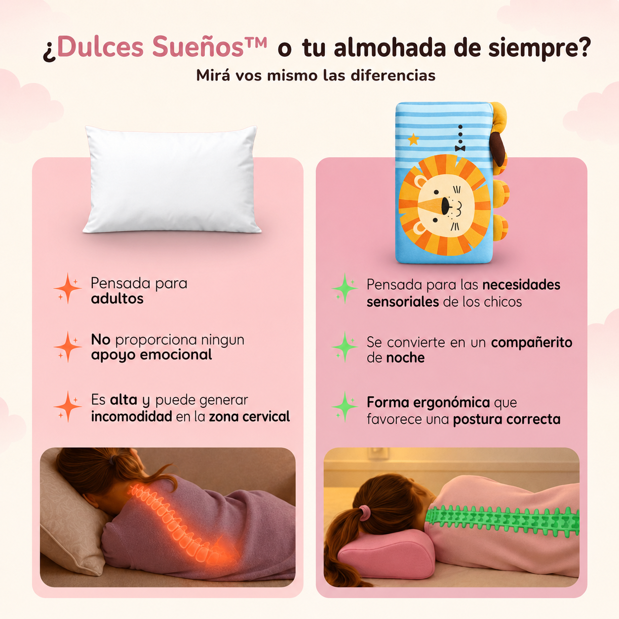 Dulces Sueños™ Almohada Para Chicos