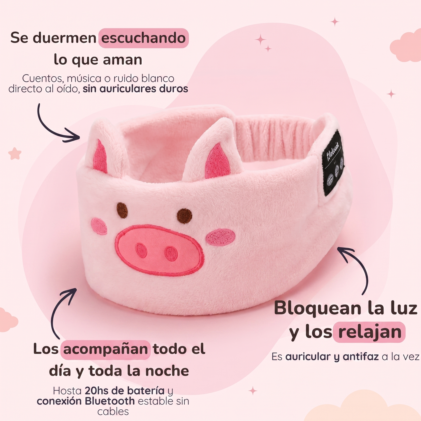 Dulces Sueños™ Auricular Antifaz Para Chicos