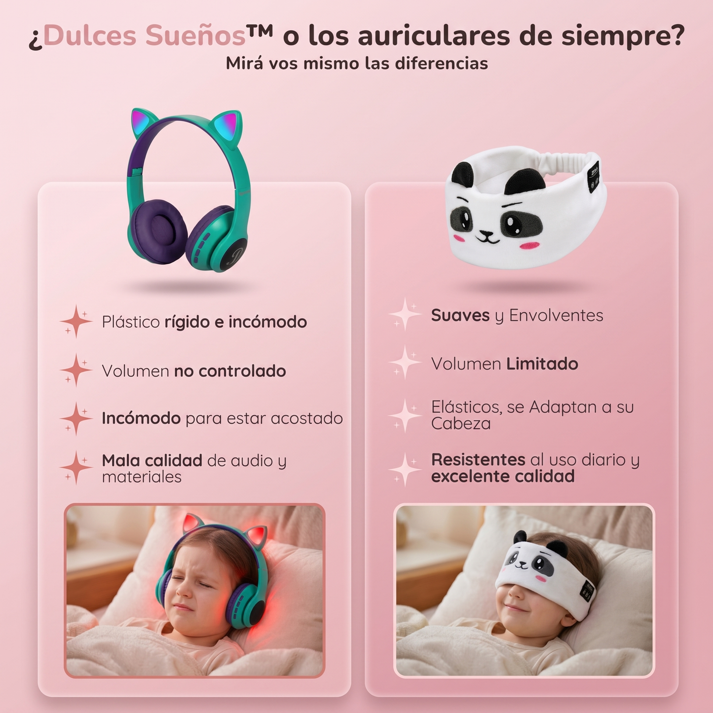 Dulces Sueños™ Auricular Antifaz Para Chicos