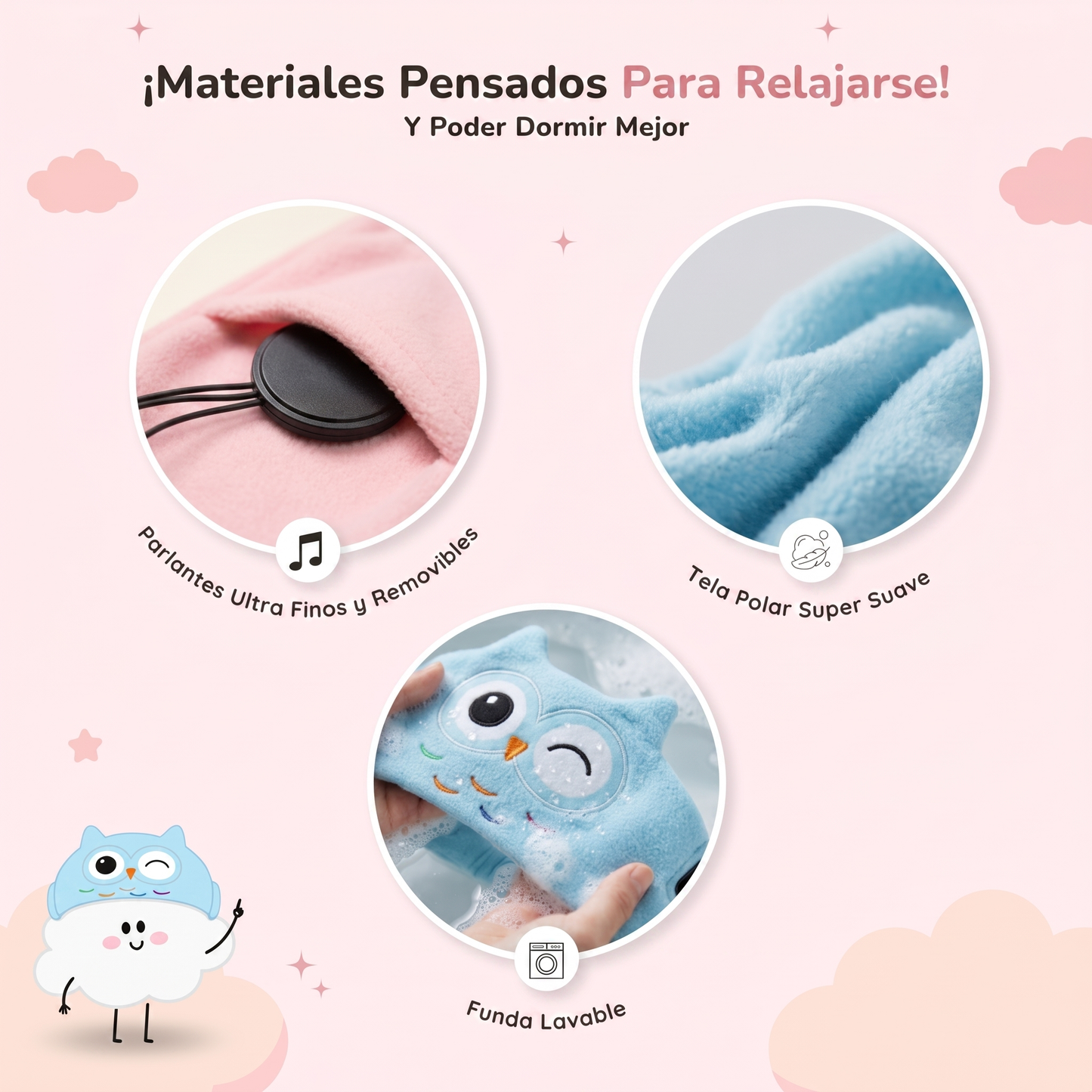 Dulces Sueños™ Auricular Antifaz Para Chicos